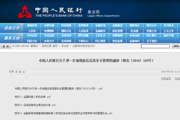 2018年岁末盘点，今年的征信行业发生了这七件大事！